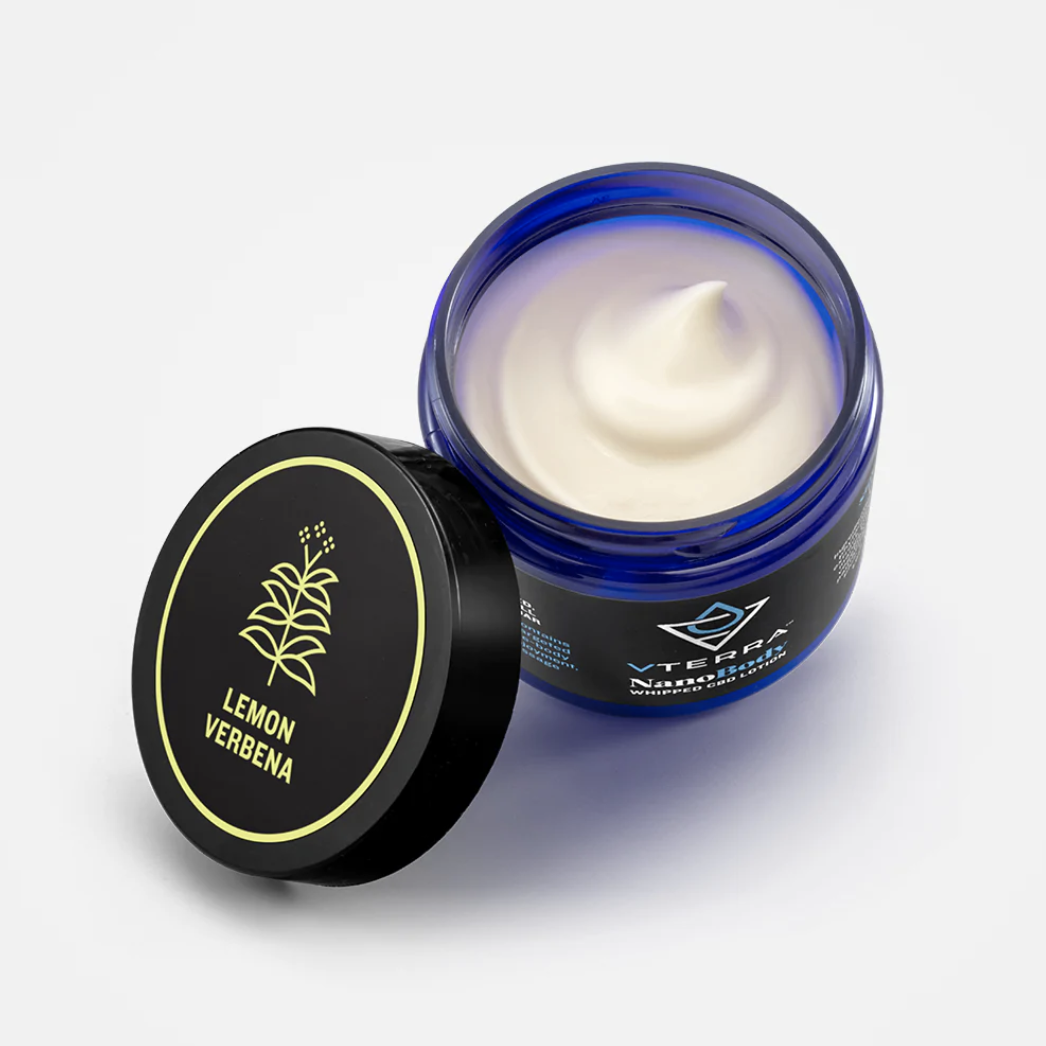 Photograph of product: NanoBody Lemon Verbena Whipped CBD Lotion