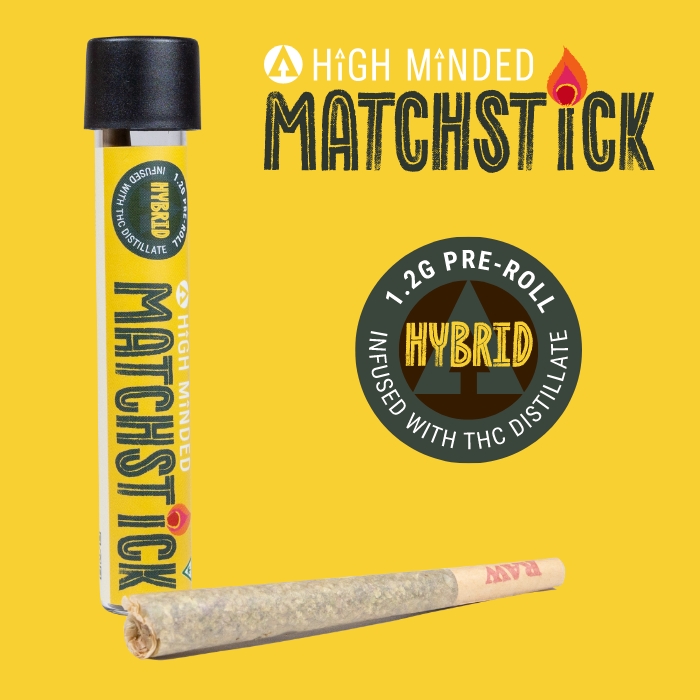 Photograph of product: Matchstick - Infused Pre-roll 1.2g - Zkittles - Hybrid