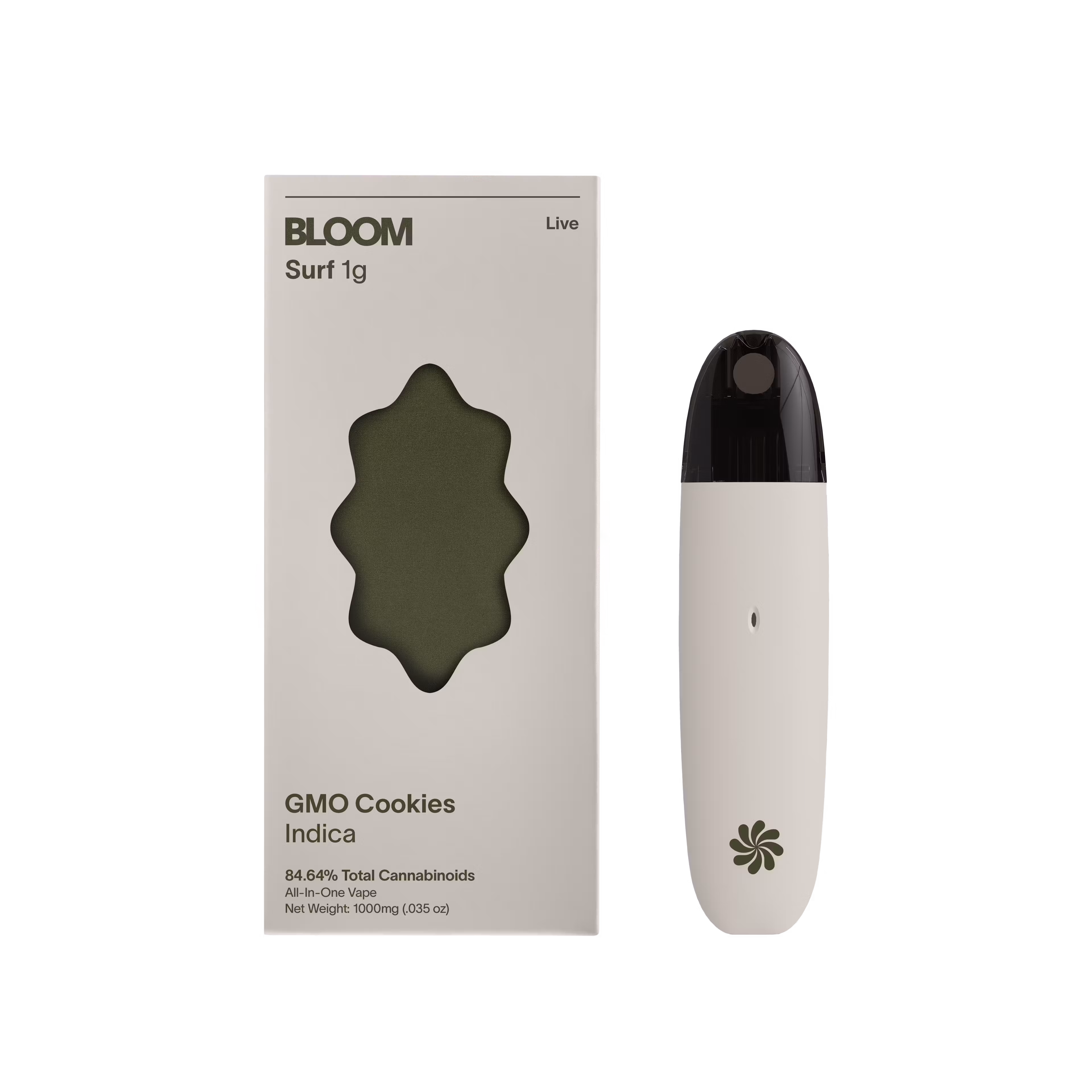 Photograph of product: Bloom | GMO Cookies | Live Surf Disposable