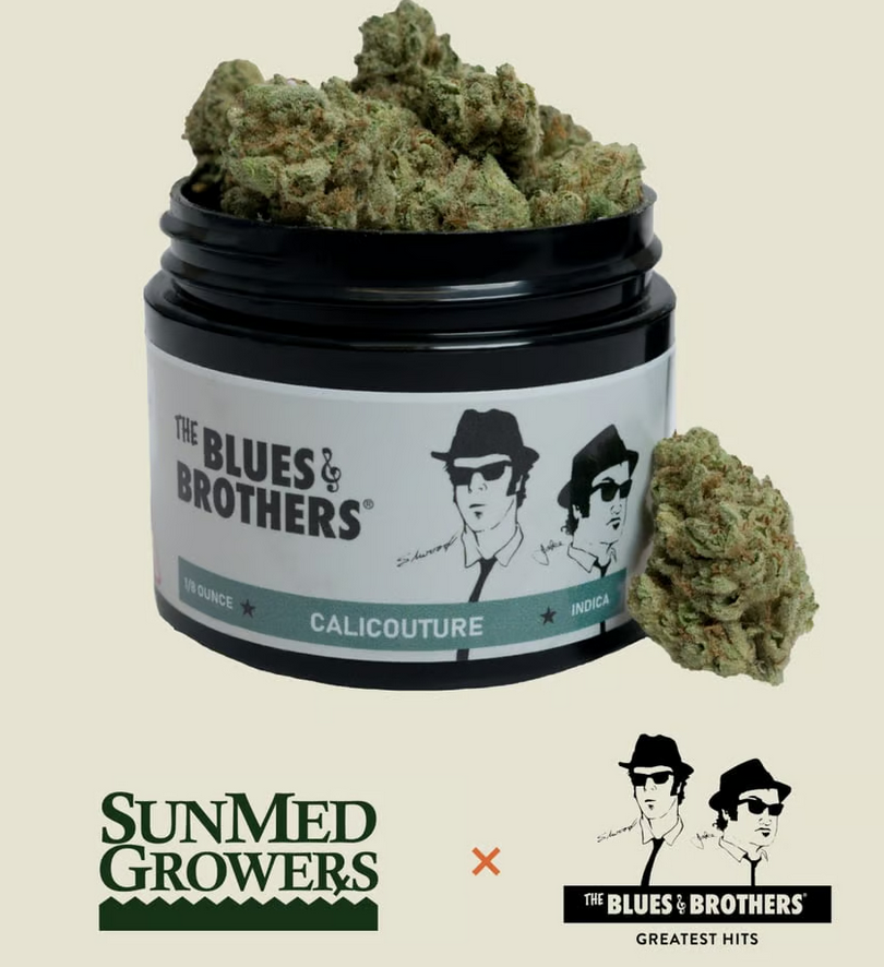 Photograph of product: Blue's Brothers Grape Gas - 3.5g