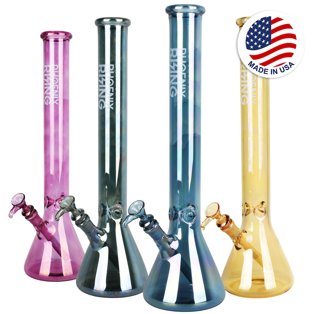 Photograph of product: Beaker Water Pipe | Shine Tall | Green
