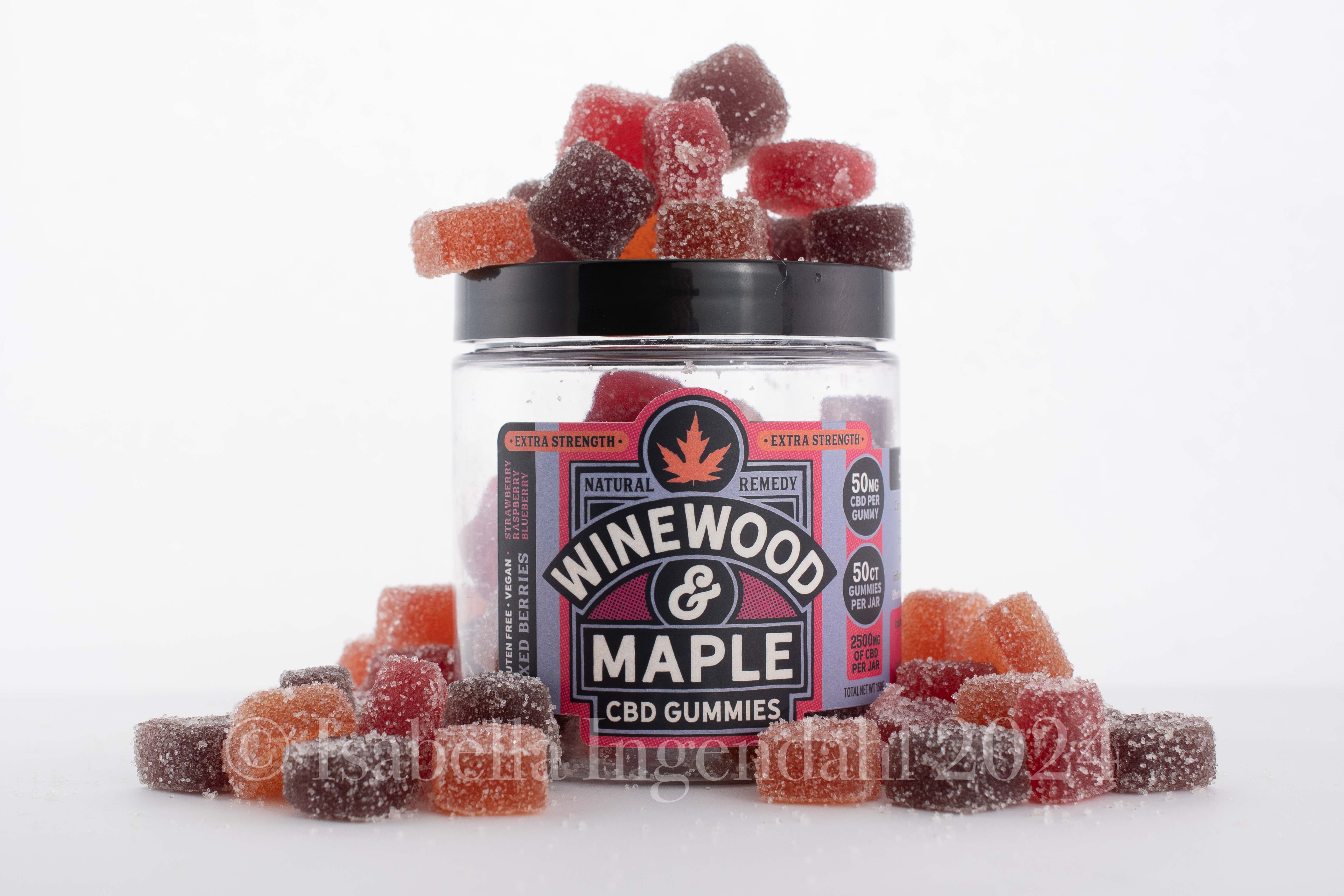 Photograph of product: CBD Gummies | Mixed Berries | 50 Pack [50mg/ea]