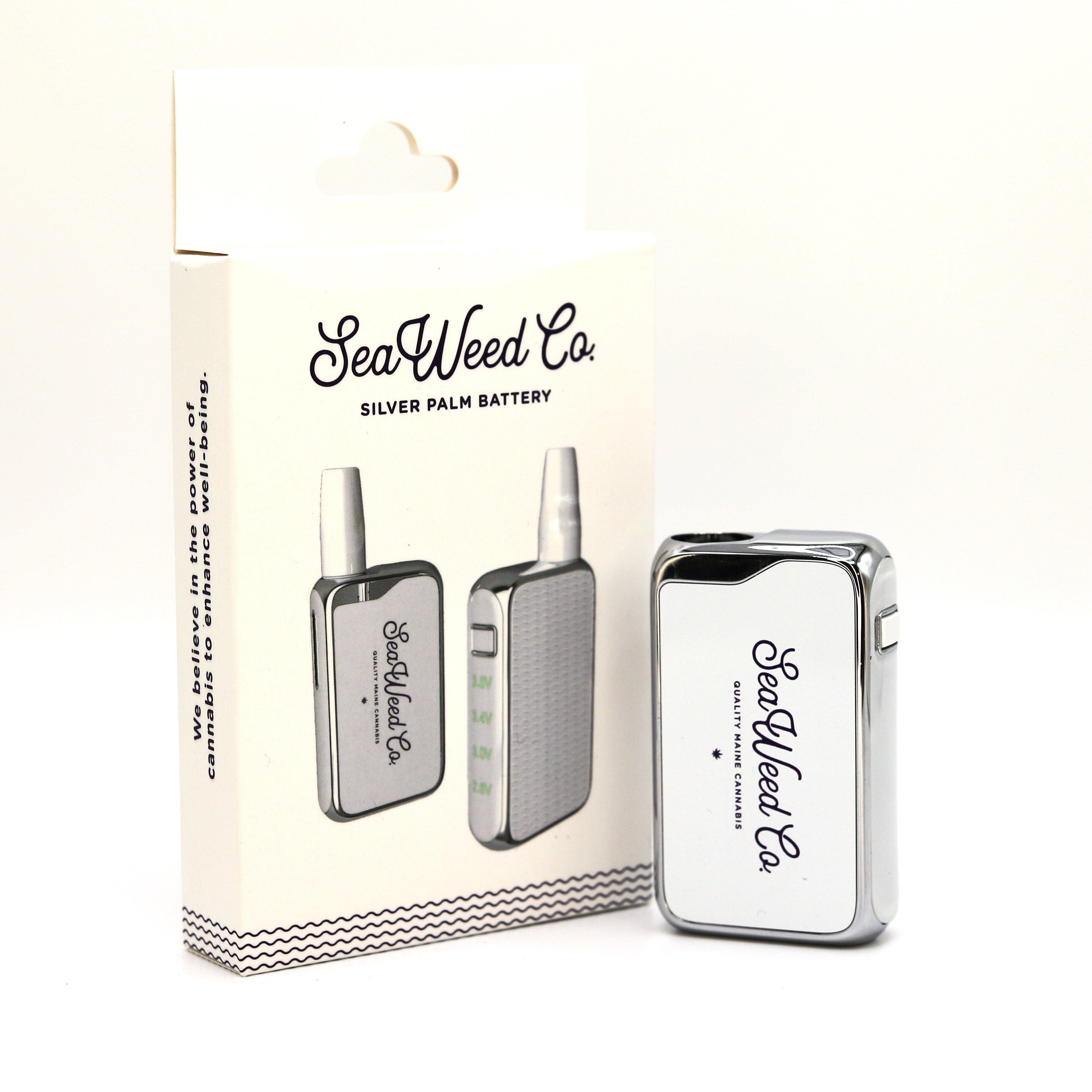 Photograph of Product: SWC - Shiny Steel - Palm Battery