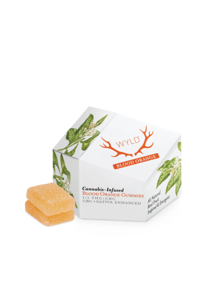 Photograph of Product: Blood Orange 10:10 (THC:CBC) Gummies - 100mg