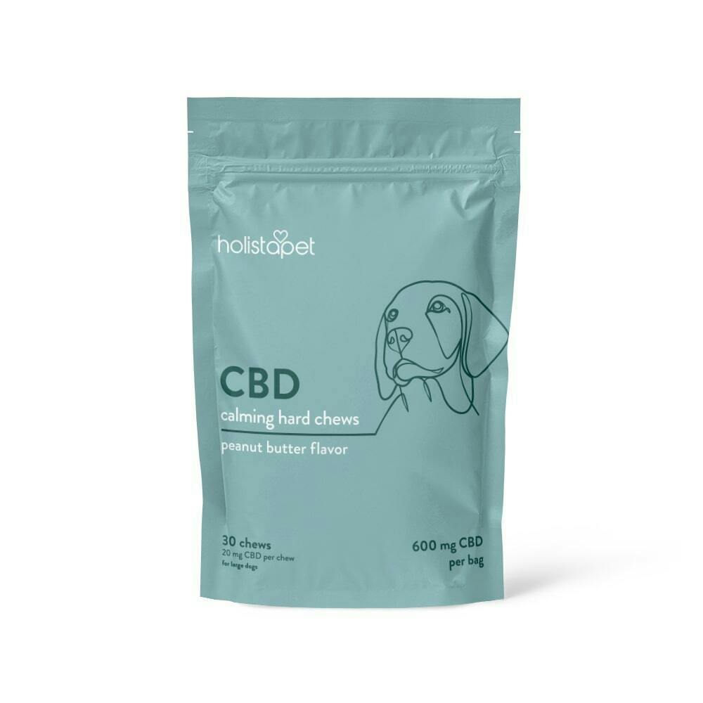 Photograph of product: HP - DOG CALMING CBD HARD CHEW TREATS FOR ANXIETY 600mg