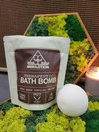 Photograph of product: High Lotion | Bath Bomb