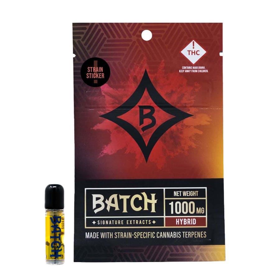 Photograph of product: Batch | Medical | Hybrid | Distillate Cartridge, 1000mg