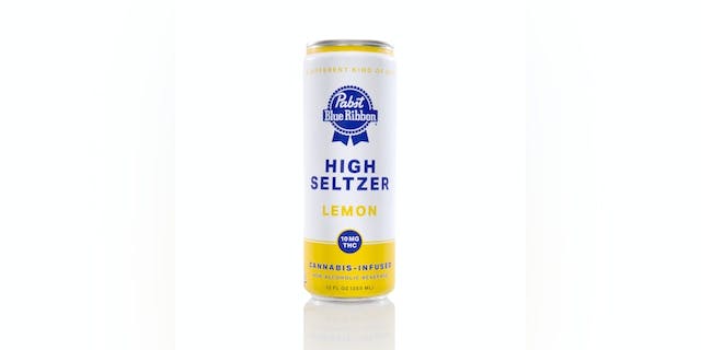 Photograph of product: PBR Infused Seltzer High Lemon - 
