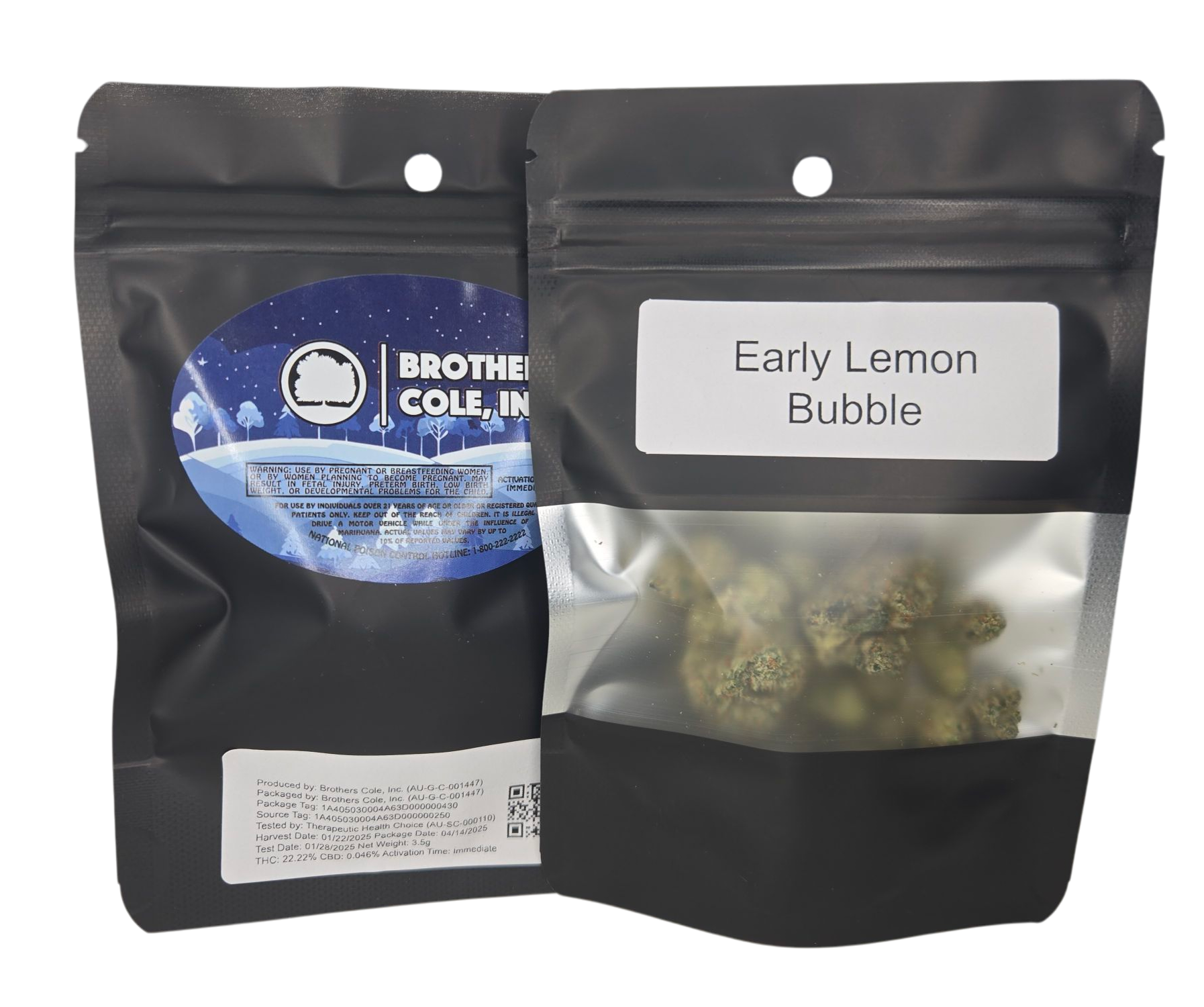 Photograph of product: EARLY LEMON BUBBLE | 3.5G PREPACK