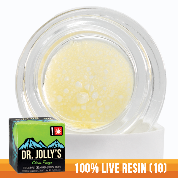 Photograph of product: Dr Jolly's > Live Resin 1g > Oui'd > Papaya Breeze