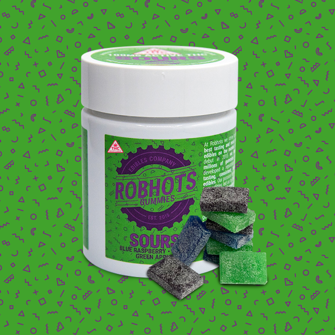 Photograph of product: Sours Gummies [10pk] (100mg TH-oui)