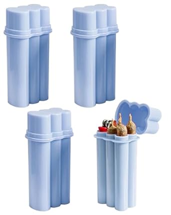 Photograph of product: 4-Hole King Size Pre-roll Cone Holder Case (Blue)