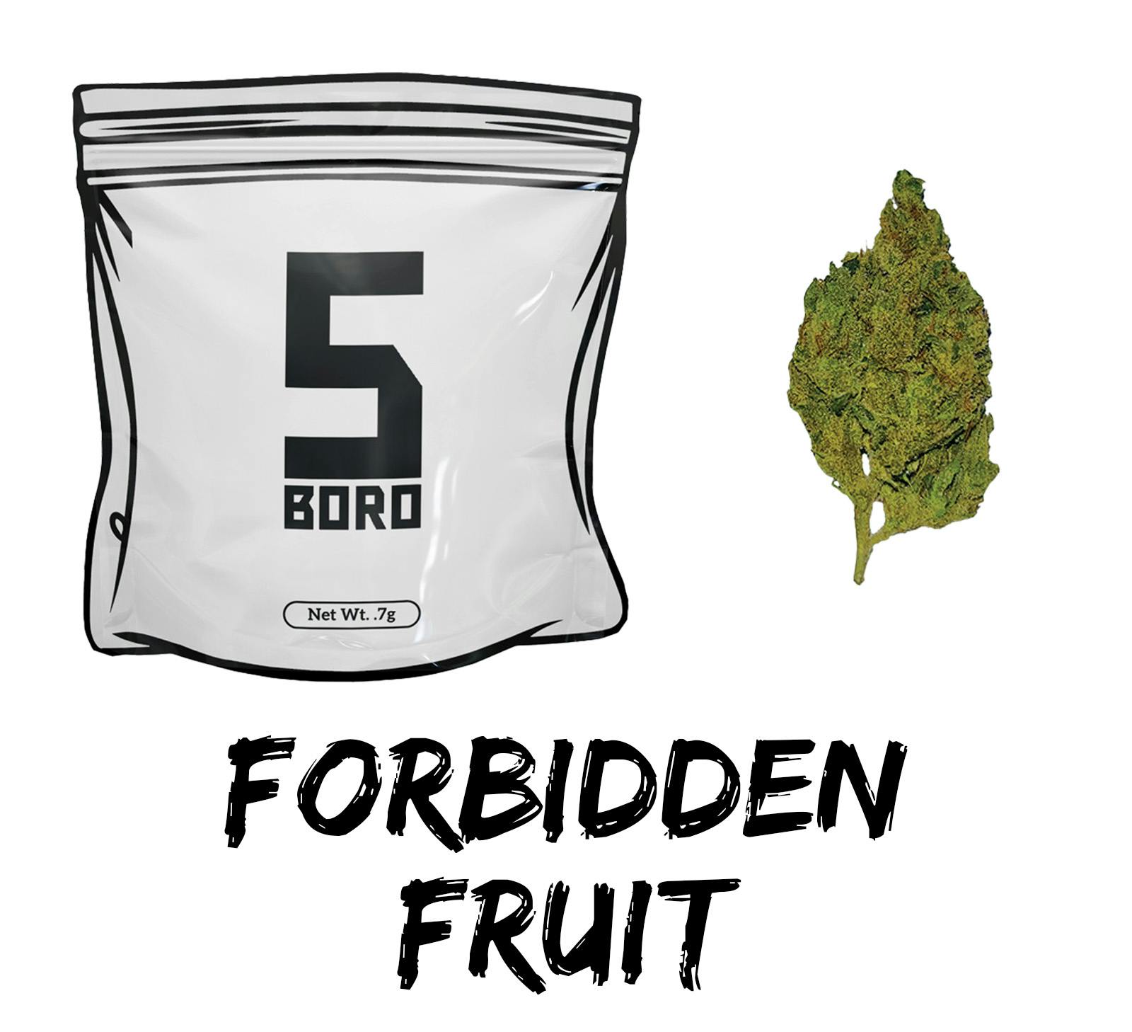 Photograph of product: 5 Boro | Forbidden Fruit | Dime Bag - .7g