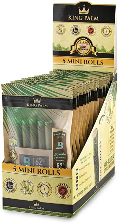 Photograph of product: King Palm: 5pk Mini Palm Leaf Cones