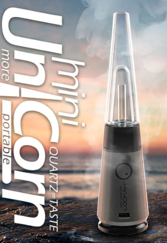Photograph of product: ACC | Accessories | Lookah Unicorn | Mini Portable Electric Dab Rig | Gray