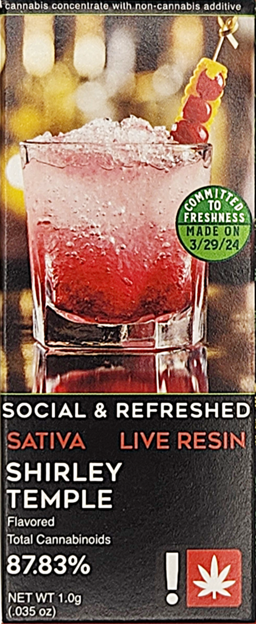 Photograph of product: Freshy- Shirley Temple 1G Cart (S)