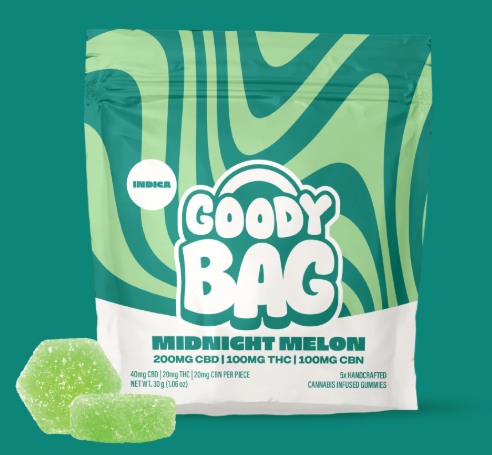 Photograph of product: Midnight Melon | 2cbd : 1thc : 1cbn | 400mg