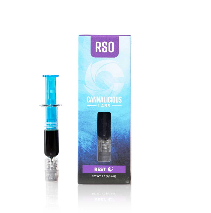 Photograph of product: CANNALICIOUS | Concentrate | RSO | Rest Blend Syringe