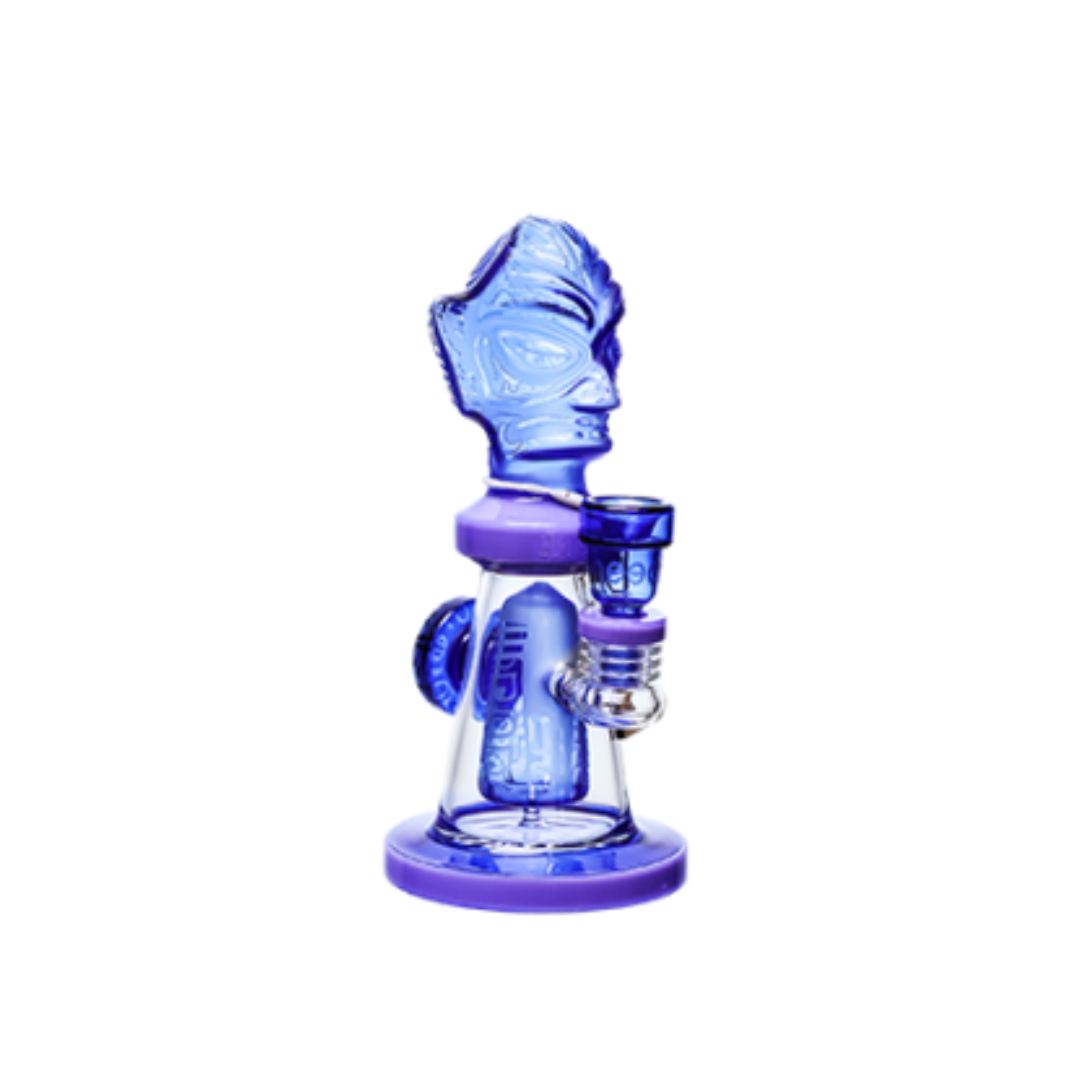 Photograph of product: Northstar Cheech Glass Sanxindui Rig Blue