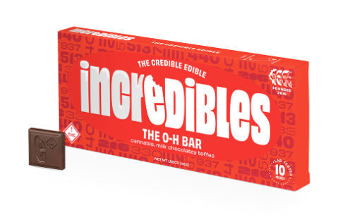 Photograph of product: The O-H Bar | Chocolate | 10 pack | 100mg TH-oui