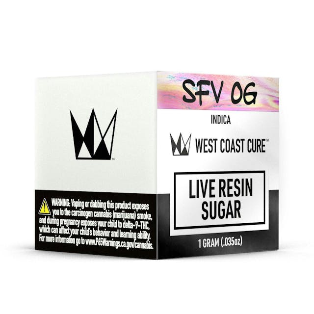 Photograph of product: SFV OG | 1g Live Resin Sugar - 