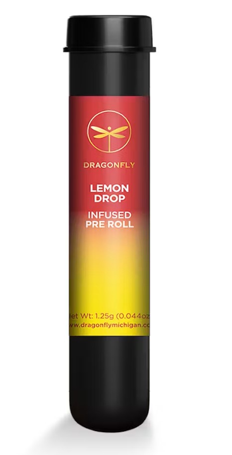 Photograph of product: Dragonfly: Grape Fizz 1.25G Infused PreRoll