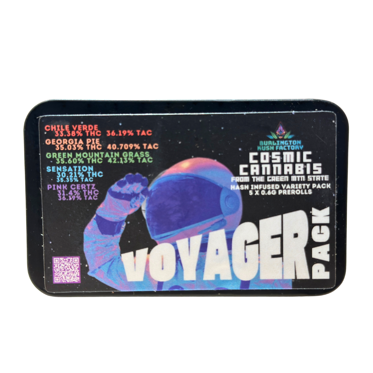 Photograph of product: Voyager - 5PK (.6G) au chocolat Infused PreRolls
