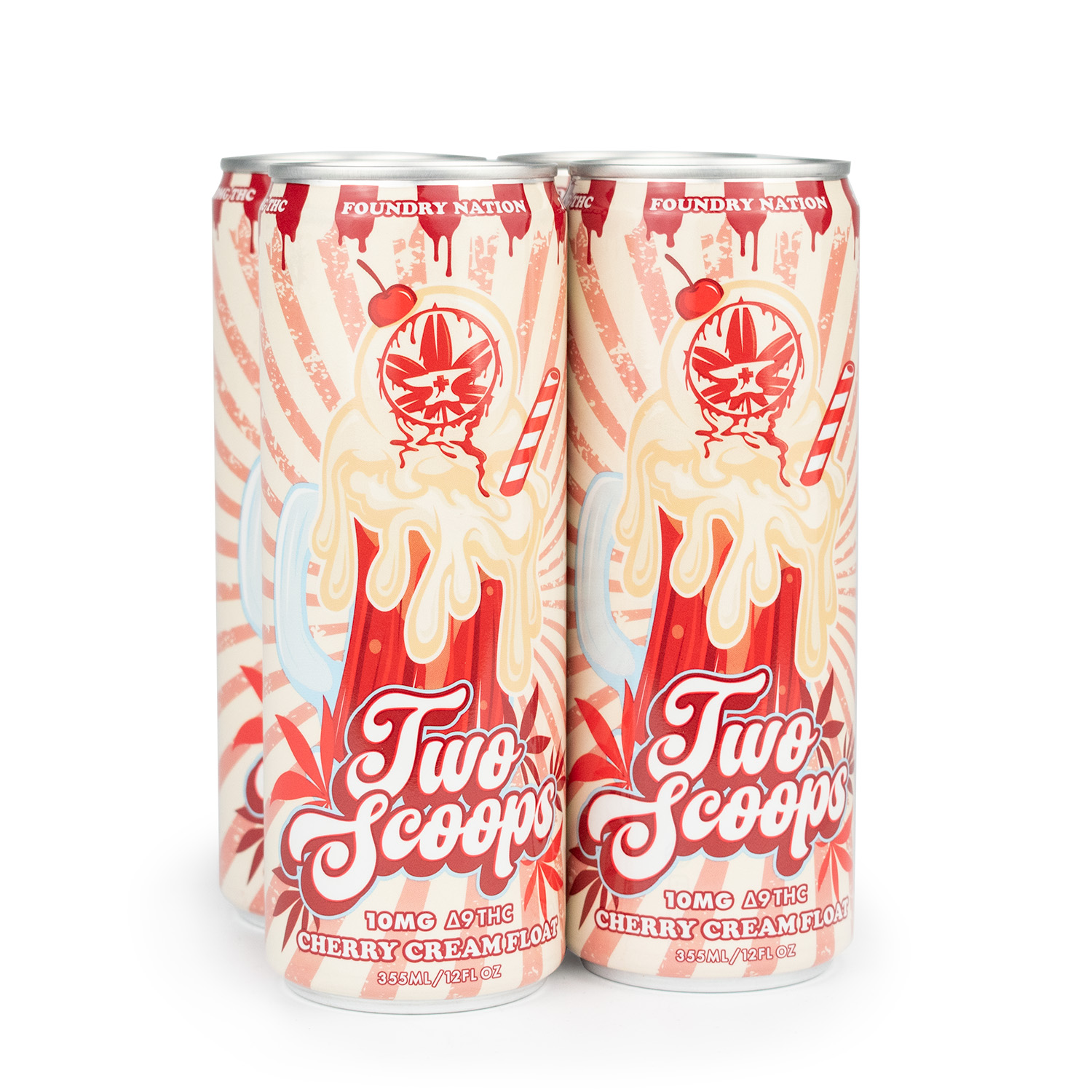 Photograph of product: Foundry Nation - TH-oui Two Scoops - CHERRY CREAM FLOAT - 12oz