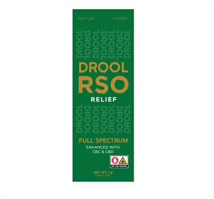Photograph of product: Drool RSO Syringe 1g- Relief
