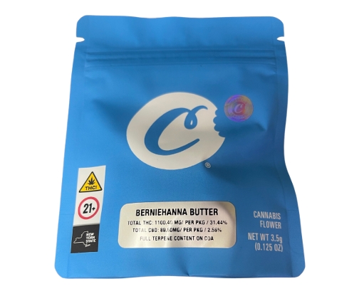 Photograph of product: Cookies Flower Berniehana Butter 31.4% Hybrid 3.5g