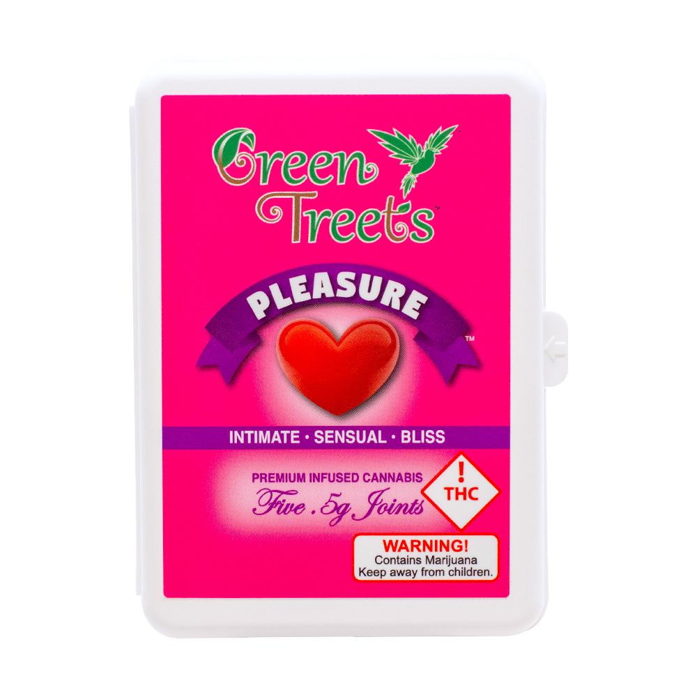 Photograph of product: Infused Pre-Roll Pack Green Treets (med) -  5x Relieve $26