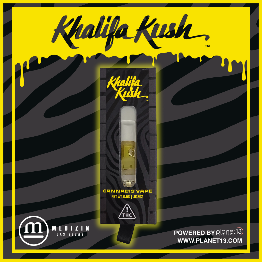 Photograph of product: Khalifa Kush Khalifa Kush .5g Live Resin Vape Cartridge