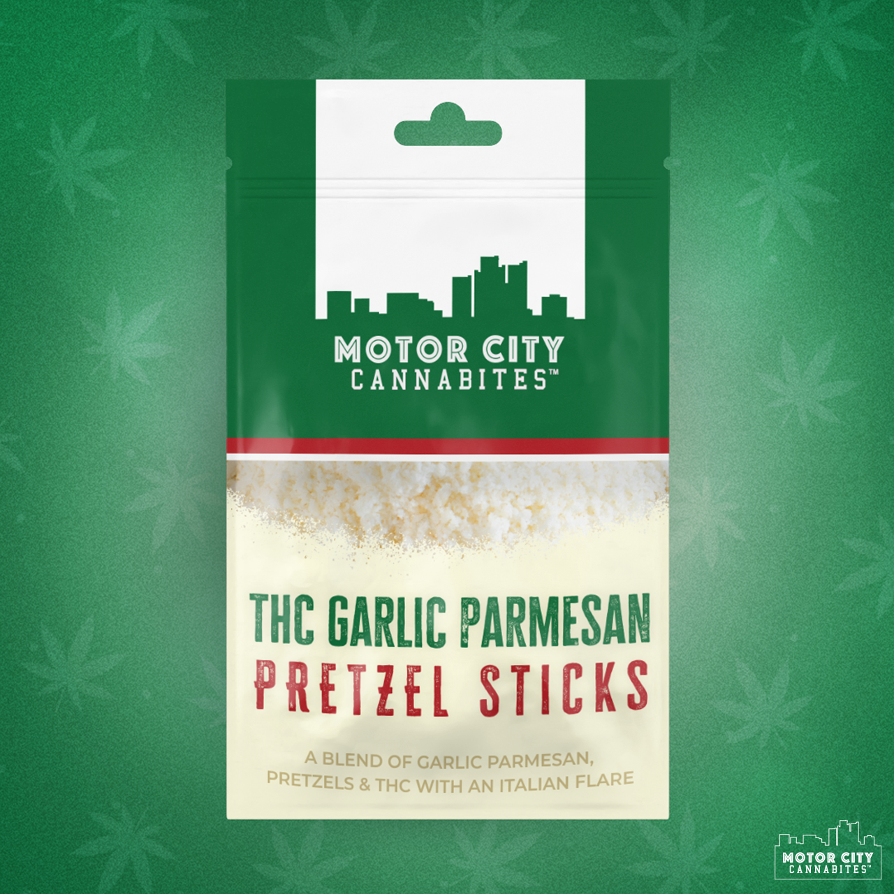 Photograph of product: Garlic Parmesan Pretzel Sticks