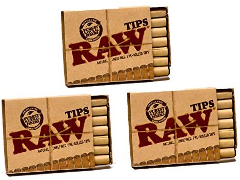 Photograph of product: RAW PreRolled Tips 100 pack  - $12