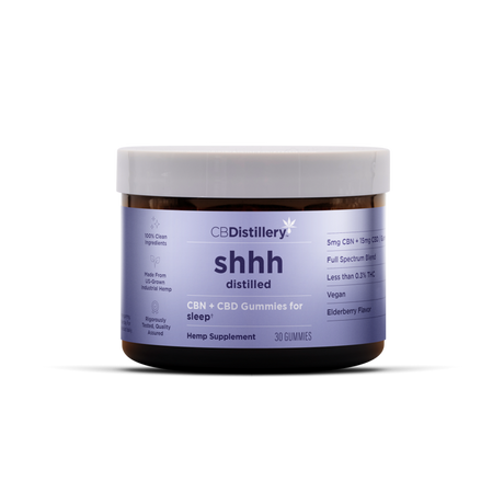 Photograph of product: CBD | CBDistillery | shhh gummies CBN + CBD