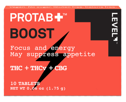 Photograph of product: Protab Boost + Extra Strength TH-oui+TH-ouiv+CBG Tablets [B12]
