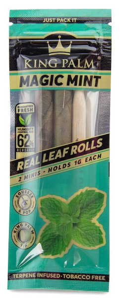 Photograph of product: King Palm Cones - Mini Size - Magic Mint