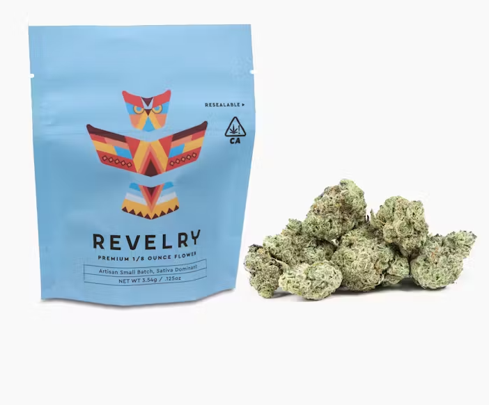 Photograph of product: Revelry Lost Coast Haze Oui'd Flower 3.5g