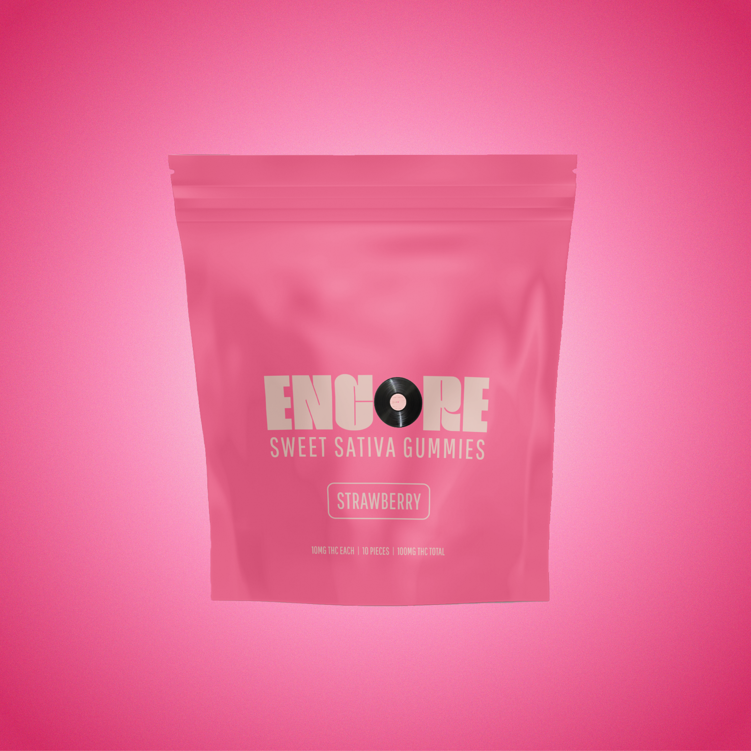 Photograph of product: Strawberry Oui'd Gummies [10pk] 100mg