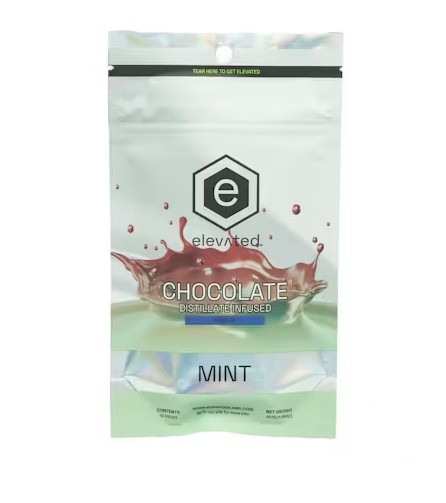 Photograph of product: Mint Chocolate Bar 100mg