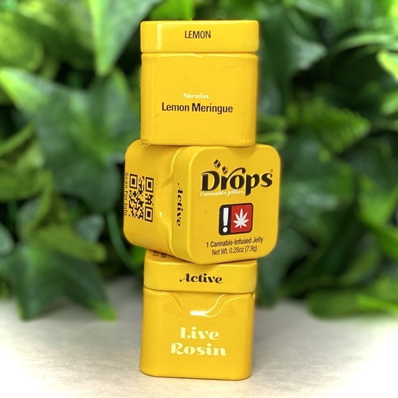 Photograph of product: Lemon Active - 2pc 100mg TH-oui Jelly - Drops