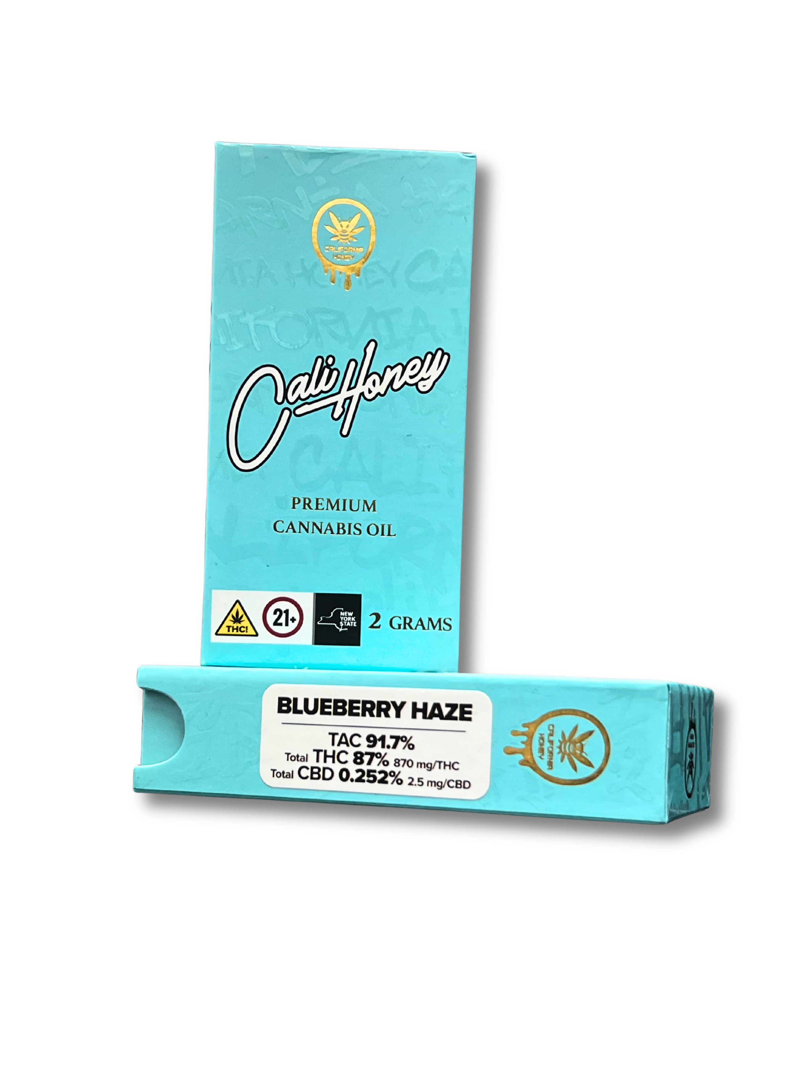 Photograph of product: Cali Honey - Blueberry Haze Disposable Vape - 2g