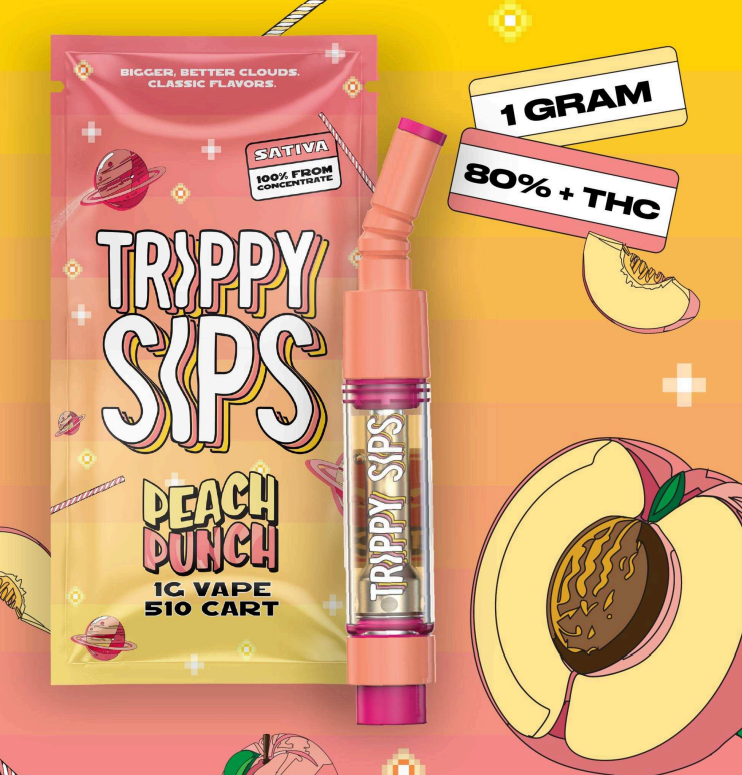 Photograph of product: Peach Punch | Cart | 1g