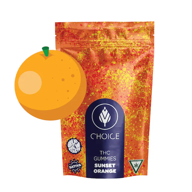 Photograph of product: Sunset Orange | 100mg