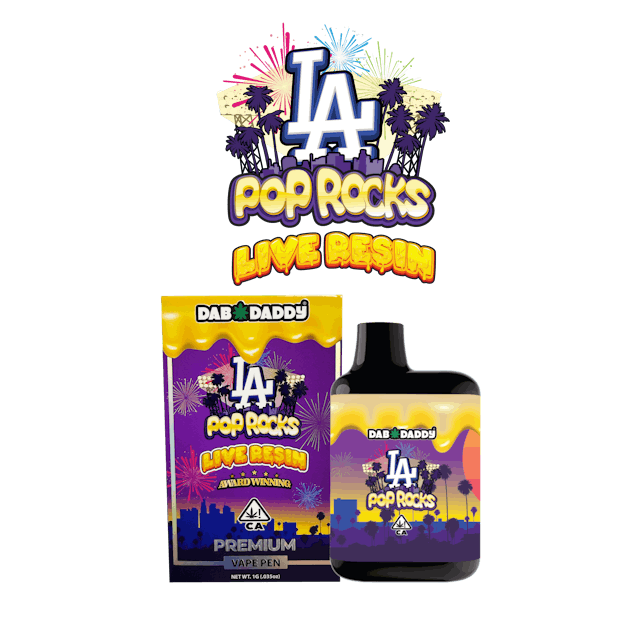Photograph of product: LA Pop Rocks Live Resin AIO Vape - 