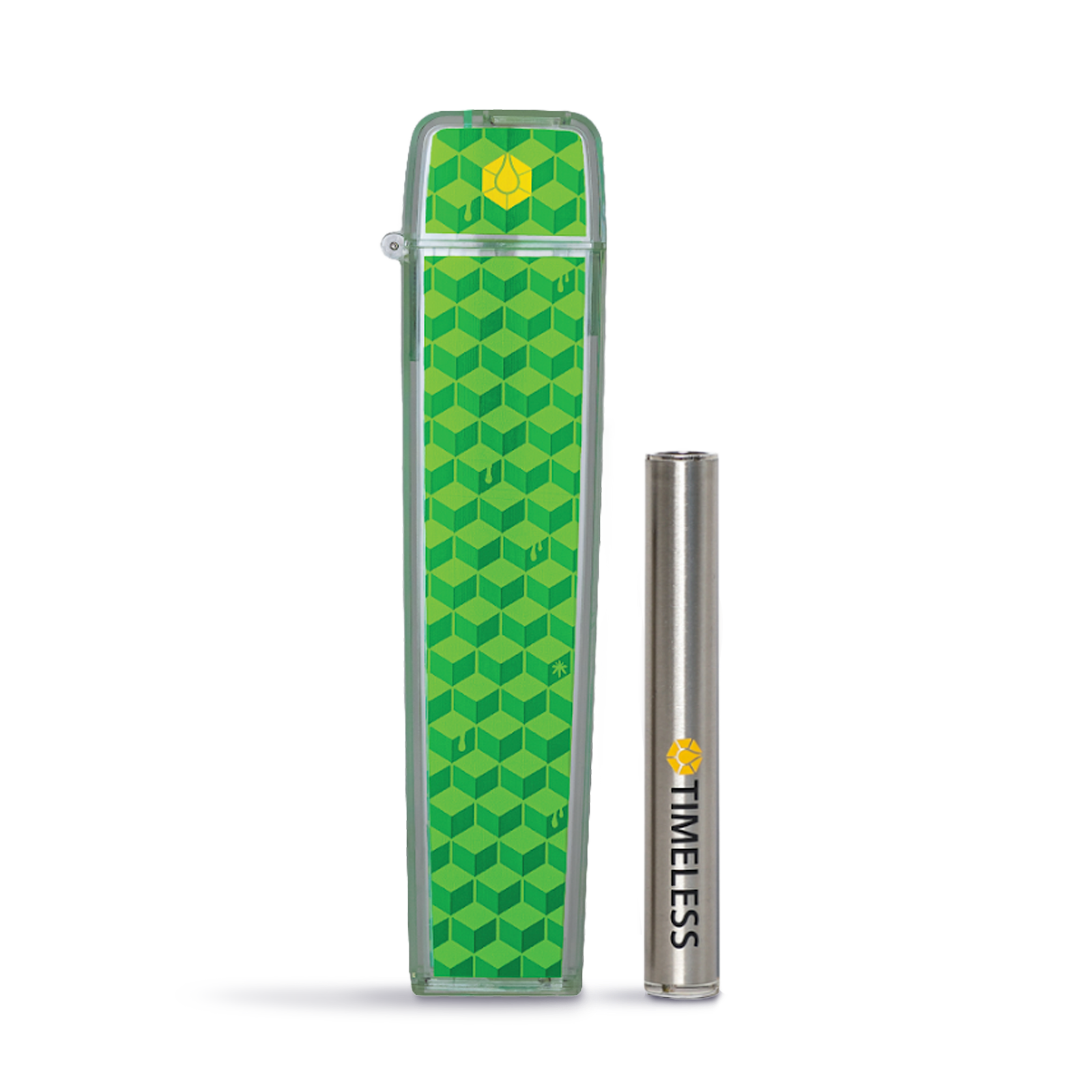 Photograph of product: Green Half Gram Flip Case & Gold Battery Combo
