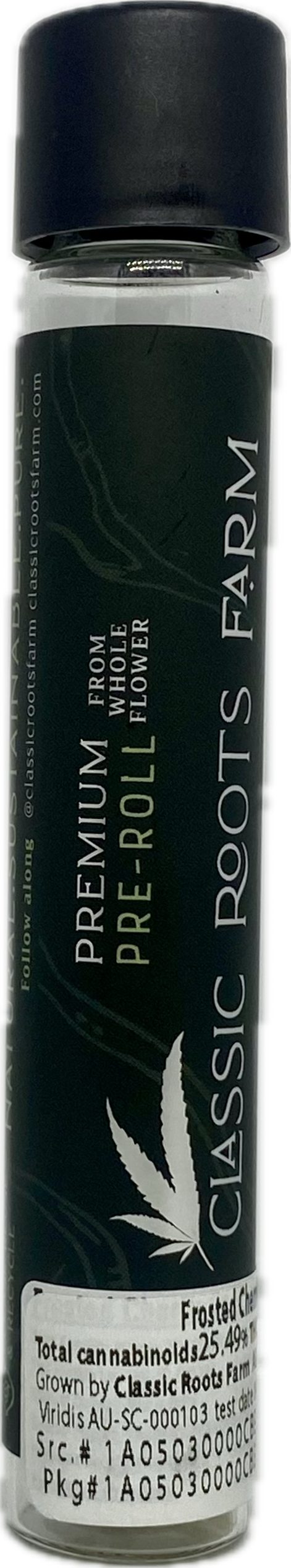 Photograph of product: Classic Roots - Frosted Cherries - 1g pre-roll