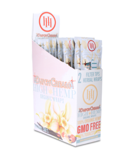 Photograph of product: Dutch Cream Organic Wraps | 2 Pack | High Hemp