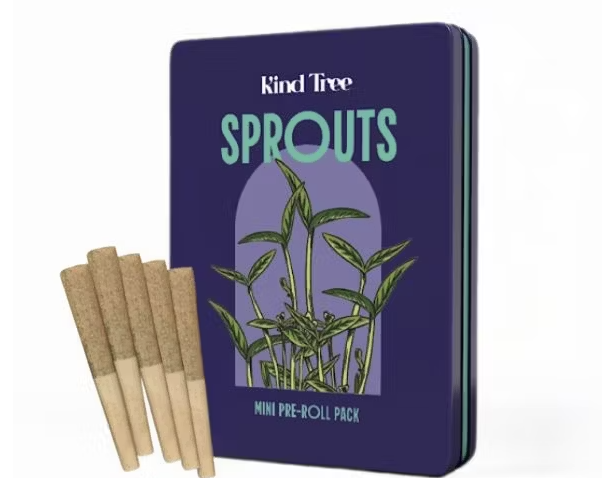 Photograph of product: Kind Tree l Mango Mindset Infused Pre-Rolls 5pk l 1.75g