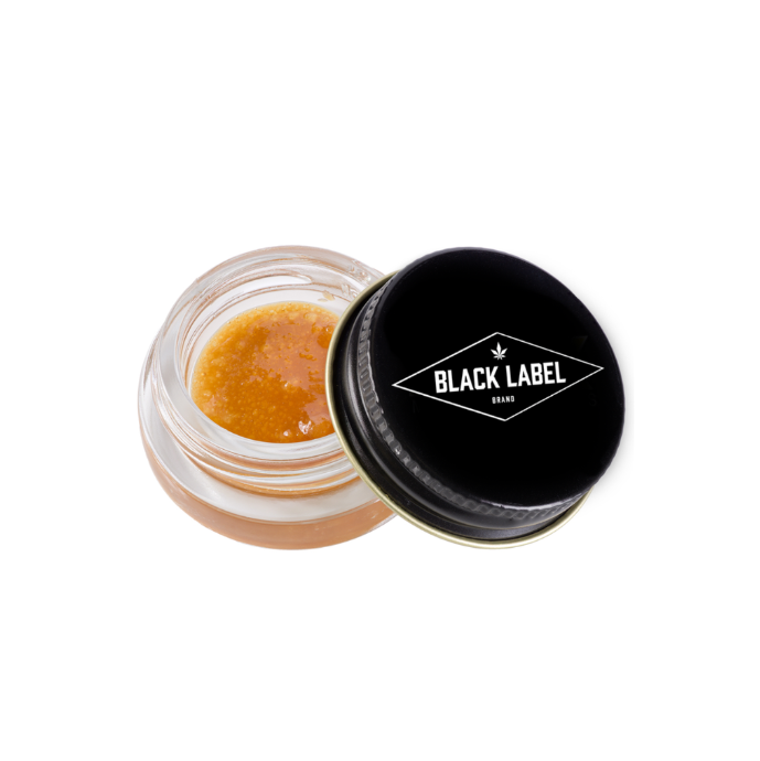 Photograph of product: Black Label: Cured Resin Sugar, Garlic Meat (Hybrid)